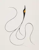 Canada Goose by Benjamin Chee Chee, 1975, acrylic on paper, sold Mar 2023