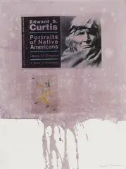Portraits of Native Americans by Carl Beam, mixed media on paper, sold Feb 2023