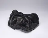 Legend of the Hunter who Encountered a Mermaid by Davidialuk Alasua Amittu, stone sculpture, sold Feb 2023