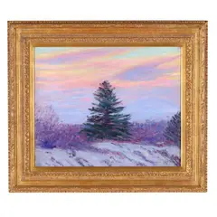 Winter in Hancock, New Hampshire by Lilla Cabot Perry, Oil on canvas, sold Jun 2025