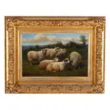 Noon Summer by Arthur Fitzwilliam Tait, Oil on canvas with original hardboard backing, sold Jun 2025