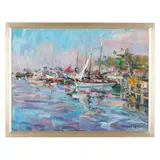 Key West Dock by James P. Kerr, Oil on linen canvas, sold Jun 2025