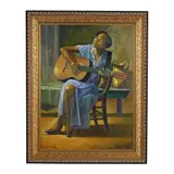 The Lavender Dress by John Carroll Doyle, Oil on linen, sold Jun 2025