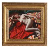 Girl on a Japanese Kimono by Evan Carter Wilson, Oil on panel, sold Jun 2025