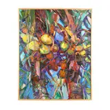 Yellow Coconuts by James P. Kerr, Oil on canvas, sold Jun 2025
