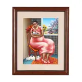 Mother and Child by Maximino Javier, Oil on canvas, sold Jun 2025