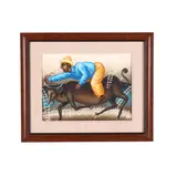 Man and Bull by Maximino Javier, Oil on canvas, sold Jun 2025