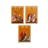 Three Dome Studies for The Life and Death of the Virgin by Melchior Doze, Each an oil on paper painting, sold Jun 2025