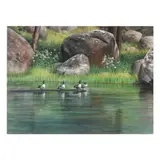 Spring on the Yellowstone River by Morten Solberg, Acrylic on board, sold May 2025