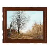 A Path to the Past (Eastern N.C. Tobacco Farm) by Horace Raper, Acrylic on canvas, sold May 2025