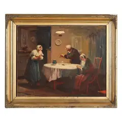 The Request by Alexander Rosell, Oil on canvas, sold May 2025