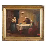 The Request by Alexander Rosell, Oil on canvas, sold May 2025