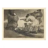 Barbaros! (Barbarians!) by Francisco Goya, Etching with aquatint, sold May 2025