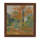 Autumn Gold by Anne Southerne Tardy, Oil on panel, sold May 2025