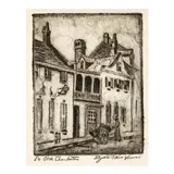 In Old Charleston by Elizabeth O'Neill Verner, Etching on paper, sold May 2025