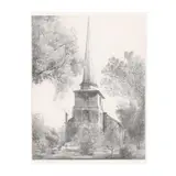 St. Paul's Episcopal Church, Edenton, North Carolina by Louis Orr, Etching, sold May 2025