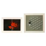 Skipping School / Seeing Red (Two Works) by Charley Harper, Each a serigraph in colors, sold May 2025