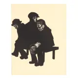 Unemployment by Richard Fennell, Lithograph, sold May 2025