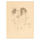 Etching #3 by Ramon Santiago, Etching, sold May 2025