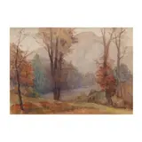 Near Hogback Mountain by John Sylvan Brown, Watercolor on paper (laid on board), sold May 2025