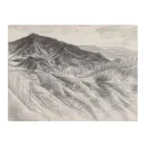 Crabtree Bald, Smokies by Leo Meissner, Crayon on paper, sold May 2025