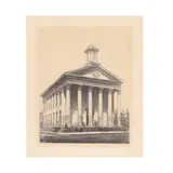 Davidson County Court House, Lexington, North Carolina by Louis Orr, Etching, sold May 2025