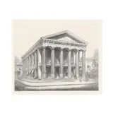 The Old Court House, Salisbury, North Carolina by Louis Orr, Etching, sold May 2025
