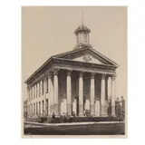 Davidson County Courthouse, Lexington, North Carolina by Louis Orr, Etching, sold May 2025