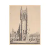 Duke University Chapel, Durham, North Carolina by Louis Orr, Etching, sold May 2025