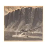 View of a Paddle Wheel Steamship by James  Allen, Lithograph, sold May 2025