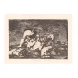 Bien Te Se EstÃ¡ (It Serves You Right) by Francisco Goya, Etching, sold May 2025
