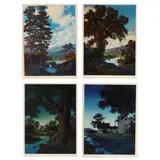 Our Beautiful America Portfolio of Four Works by Maxfield Parrish, Offset lithographs in color, sold May 2025
