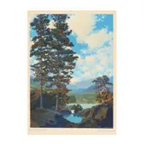 Thy Templed Hills by Maxfield Parrish, Offset lithograph in colors, sold May 2025