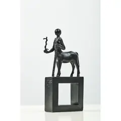 Centaure - 1988 by François-Xavier Lalanne, Bronze à patine noire, sold Jun 2023