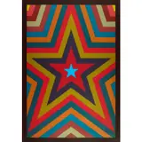 Five Pointed Star with Color Bands - 1992 by Sol LeWitt, Sérigraphie sur papier vélin d’Arches, sold Jun 2023