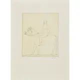 Femme et cheval - 2002 by François-Xavier Lalanne, Eau-forte sur papier vélin d’Arches, sold Jun 2023