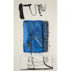 Sans titre - 1996 by Gérard Garouste, Lithographie sur papier vélin, pleine page, sold Jun 2023
