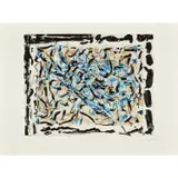 Les mouches à Marier (pl. VI) - 1985 by Jean Paul Riopelle, Eau-forte sur papier vélin d’Arches, sold Jun 2023