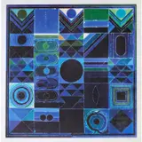 Composition - 2004 by S. H. Raza, Lithographie sur papier vélin d’Arches, sold Jun 2023