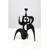 Marathonienne (1981) - 2020 by Philippe Hiquily, Acier peint epoxy Noir, sold Jun 2023