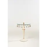 Inde by Mattia Bonetti, Bois laqué, bronze doré, textile et verre, sold Apr 2023