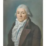 Portrait de Jérome Bergerot, avocat au parlement by Madame Favart née Marie-Geneviève Bellot, Pastel signé à droite mde Favart/ pinxit 1806, sold May 2023