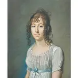 Portrait de jeune fille by Madame Favart née Marie-Geneviève Bellot, Pastel signé à droite et datée 1802, sold May 2023