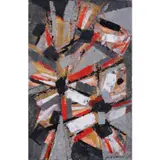 Incendie by Oscar Gauthier, 1950, Huile sur papier, sold Jun 2023