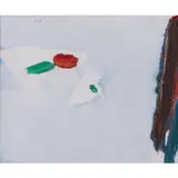 Bateaux à Royan by Olivier Debré, 1981, Huile sur toile, sold Jun 2023