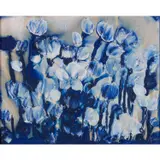 Composition aux coquelicots blancs by Thanos Tsingos, 1958, Huile sur toile, sold Jun 2023