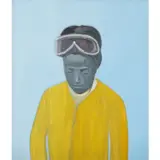 Snow goggles by Neal Tait, 2000, Huile sur toile, sold Jun 2023