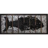 Poisson - Pièce unique by Thomas Boog, Bois peint, laiton, nacre et coquillages peints, sold Jun 2023