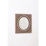 Oval dans rectangle - Pièce unique by Thomas Boog, Bois peint, coquillages et miroir ancien chiné, sold Jun 2023
