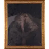 Le Baiser by John Napper, Huile sur toile signée en bas à droite et datée 1964, sold Jul 2023